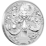 2024 Perth Mint Silver Lunar Dragon Coin 1kg