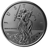 2024 Gibraltar Lady Justice Silver Coin 1oz